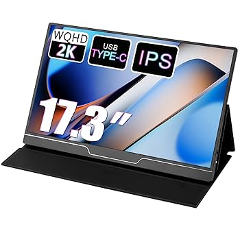 Amazon.co.jp: Acouto P17 Pro, 2K モバイルモニター 17.3インチ